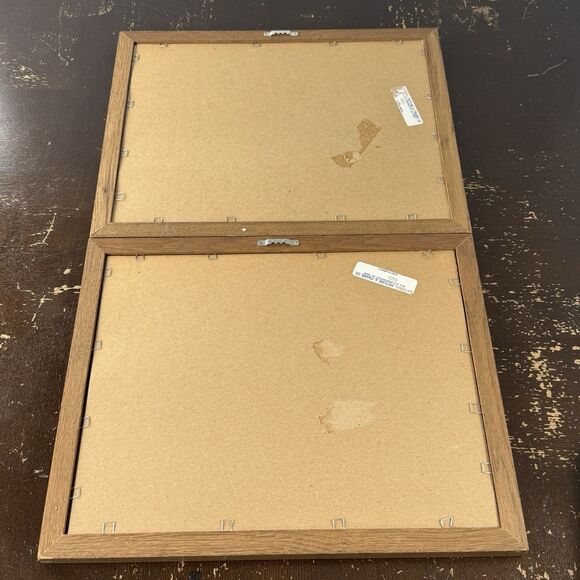 Richard Sloan Duck Prints Set Of 2 Vintage 1981 13x16 Plastic Panel Wood Frames - Picture 10 of 10